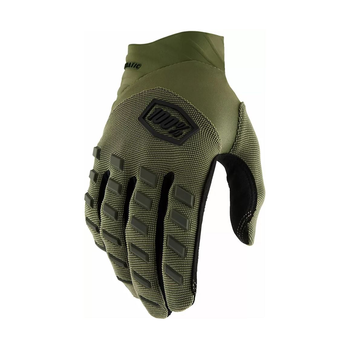 100% MX Gloves Airmatic Black Green